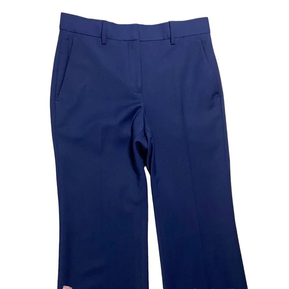 Theory Jotsna Continuous Wool Blend Blue Pants-sz 00 - Picture 9 of 10